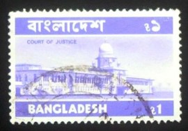 Selo postal de Bangladesh de 1974 Court of Justice 1