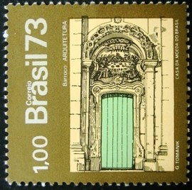 Selo postal COMEMORATIVO do BRASIL de 1973 - C 814 M