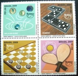 Série de selos comemorativos do Brasil de 2009 Jogos Populares