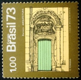 Selo postal COMEMORATIVO do BRASIL de 1973 - C 814 N