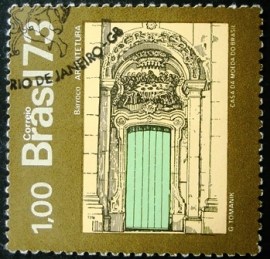 Selo postal COMEMORATIVO do BRASIL de 1973 - C 814 NCC