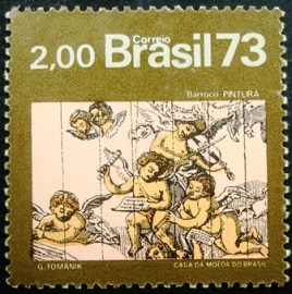 Selo postal COMEMORATIVO do BRASIL de 1973 - C 815 N