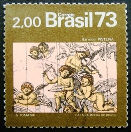 Selo postal COMEMORATIVO do BRASIL de 1973 - C 815 U