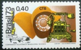 Selo postal COMEMORATIVO do BRASIL de 1973 - C 817 M