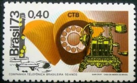 Selo postal COMEMORATIVO do BRASIL de 1973 - C 817 N