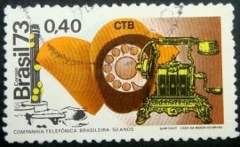 Selo postal COMEMORATIVO do BRASIL de 1973 - C 817 U