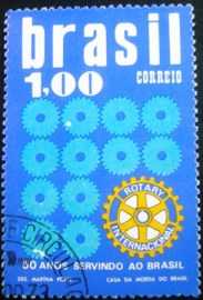 Selo postal COMEMORATIVO do BRASIL de 1973 - C 773 M1D