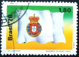 Selo postal Brasil de 1978 Reino Unido