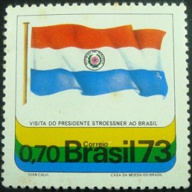 Selo postal COMEMORATIVO do BRASIL de 1973 - C 777 N