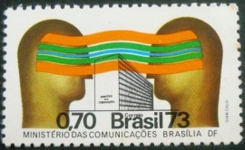 Selo postal COMEMORATIVO do BRASIL de 1973 - C 778 M