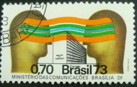 Selo postal COMEMORATIVO do BRASIL de 1973 - C 778 M1D