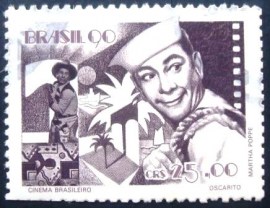 Selo postal do Brasil de 1990 - Oscarito