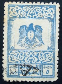Selo fiscal da Siria de 1950/60 Falcão de Qureish
