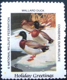 Selo National Wildlife Federation Mallard Duck