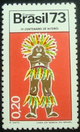 Selo postal do Brasil de 1973 IV Centenário de Niterói - C 786 N