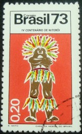 Selo postal do Brasil de 1973 IV Centenário de Niterói - C 786 U