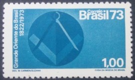 Selo postal COMEMORATIVO do BRASIL de 1973 - C 799 N