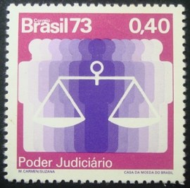 Selo postal COMEMORATIVO do BRASIL de 1973 - C 823 N