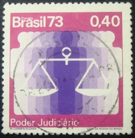 Selo postal COMEMORATIVO do BRASIL de 1973 - C 823 U