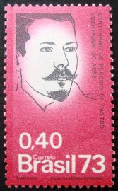 Selo postal COMEMORATIVO do BRASIL de 1973 - C 824 M