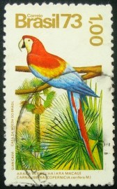 Selo postal COMEMORATIVO do BRASIL de 1973 - C 827 U