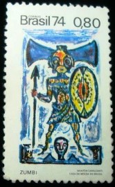 Selo postal Comemorativo do Brasil de 1974 - C 830 U