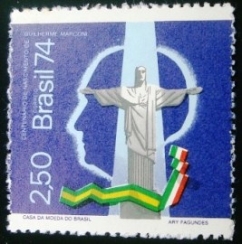 Selo postal Comemorativo do Brasil de 1974 - C 839 M