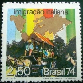Selo postal Comemorativo do Brasil de 1974 - C 843 N