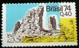 Selo postal Comemorativo do Brasil de 1974 - C 846 M