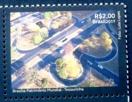 Selo postal do Brasil de 2017 Tesourinha