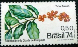 Selo postal Comemorativo do Brasil de 1974 - C 863 N