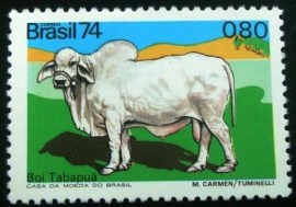 Selo postal Comemorativo do Brasil de 1974 - C 864 M