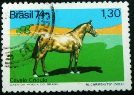 Selo postal Comemorativo do Brasil de 1974 - C 865 U