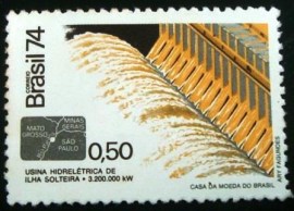 Selo postal Comemorativo do Brasil de 1974 - C 867 N