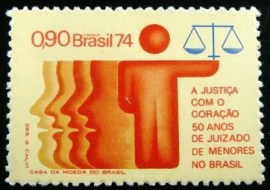 Selo postal Comemorativo do Brasil de 1974 - C 870 M