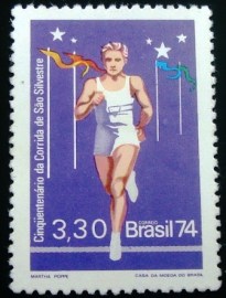 Selo postal Comemorativo do Brasil de 1974 - C 871