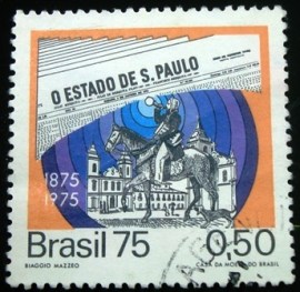 Selo postal Comemorativo do Brasil de 1975 - C 872 U