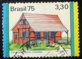 Selo postal do Brasil de 1975 Enxaimel - U 0885 AD