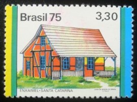 Selo postal do Brasil de 1975 Enxaimel  - M 0886 AE