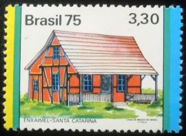 Selo postal do Brasil de 1975 Enxaimel - N 0886 AE