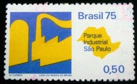 Selo postal Comemorativo do Brasil de 1975 - C 873 U
