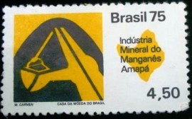 Selo postal Comemorativo do Brasil de 1975 - C 875 M