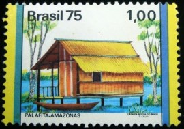 Selo postal Comemorativo do Brasil de 1975 - C 882 N
