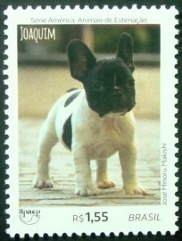 Selo postal do Brasil de 2018 Animais Domésticos Joaquim