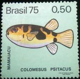 Selo postal Comemorativo do Brasil de 1975 - C 888 M