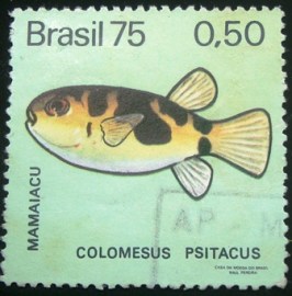 Selo postal Comemorativo do Brasil de 1975 - C 888 U