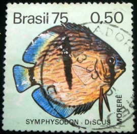 Selo postal Comemorativo do Brasil de 1975 - C 890 U