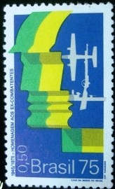Selo postal Comemorativo do Brasil de 1975 - C 891 M
