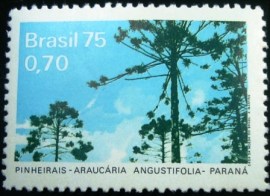 Selo postal Comemorativo do Brasil de 1975 - C 892 N