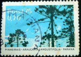 Selo postal Comemorativo do Brasil de 1975 - C 892 U